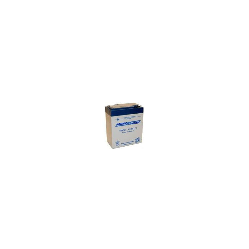 MULTIPOWER 6V - 9.0Ah - AGM - Compatible Powersonic PS682 MULTIPOWER 6V - 9.0Ah - AGM - Compatible Powersonic PS682