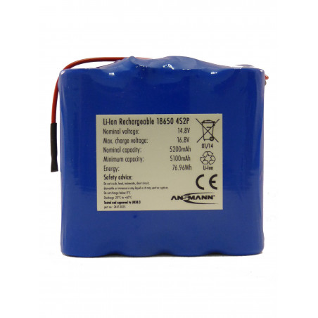 ANSMANN 4S2P -14.8V - 5200mAh - Li-Ion