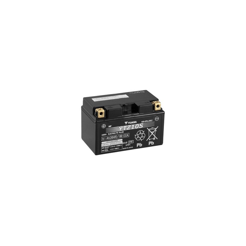 YUASA batterie moto 12V - 8.6Ah - YTZ10S 