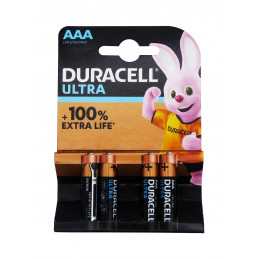 Blister 4 piles LR03 - DURACELL - Alcaline - 1,5V