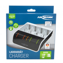 Chargeur de piles ANSMANN Comfort Plus - Compatible AA - AAA - C - D NiMh