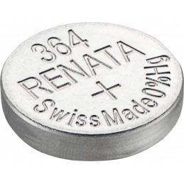 Pile Bouton RENATA 364 - SR60SW - SR621SW - Oxyde d'Argent - 1.55V