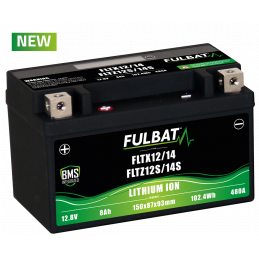 Batterie Demarrage Moto Fulbat - FLTZ12S/14S - FLTX12/14 - Lithium ion