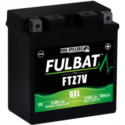 Batterie moto FTZ7S FULBAT GEL - 12V - 6.3Ah - 105A