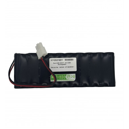 Pack NiMh Yupower AA - 20S1P - 24V 0,8Ah - T2 + connecteur