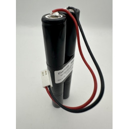 Pack NiCd Yupower 4/5A - 6S1P - 7,2V 1,2Ah - T7 - Gaine + Faisceau