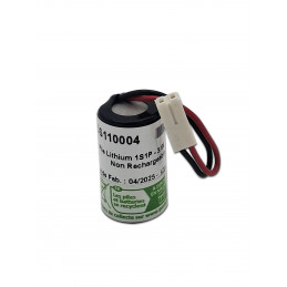 Pile SAFT LS14250 - 1/2AA - Lithium - 3.6V - 1.2Ah + connecteur