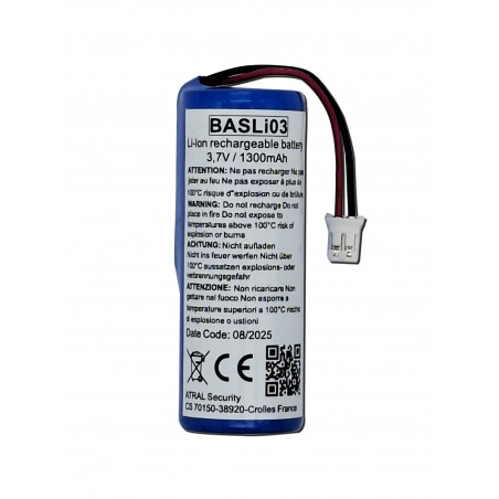 Pile Lithium-Ion DAITEM d'origine RXU03X - 3,6V - 1,3Ah