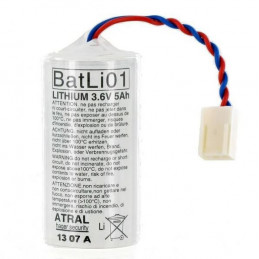 Pile Alarme HAGER - BAT01 Compatible DAITEM/ LOGISTY BATLI01 - Lithium